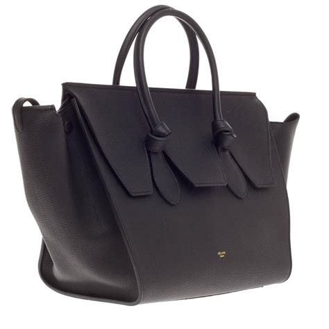 celine tie knot tote|Celine tie trio.